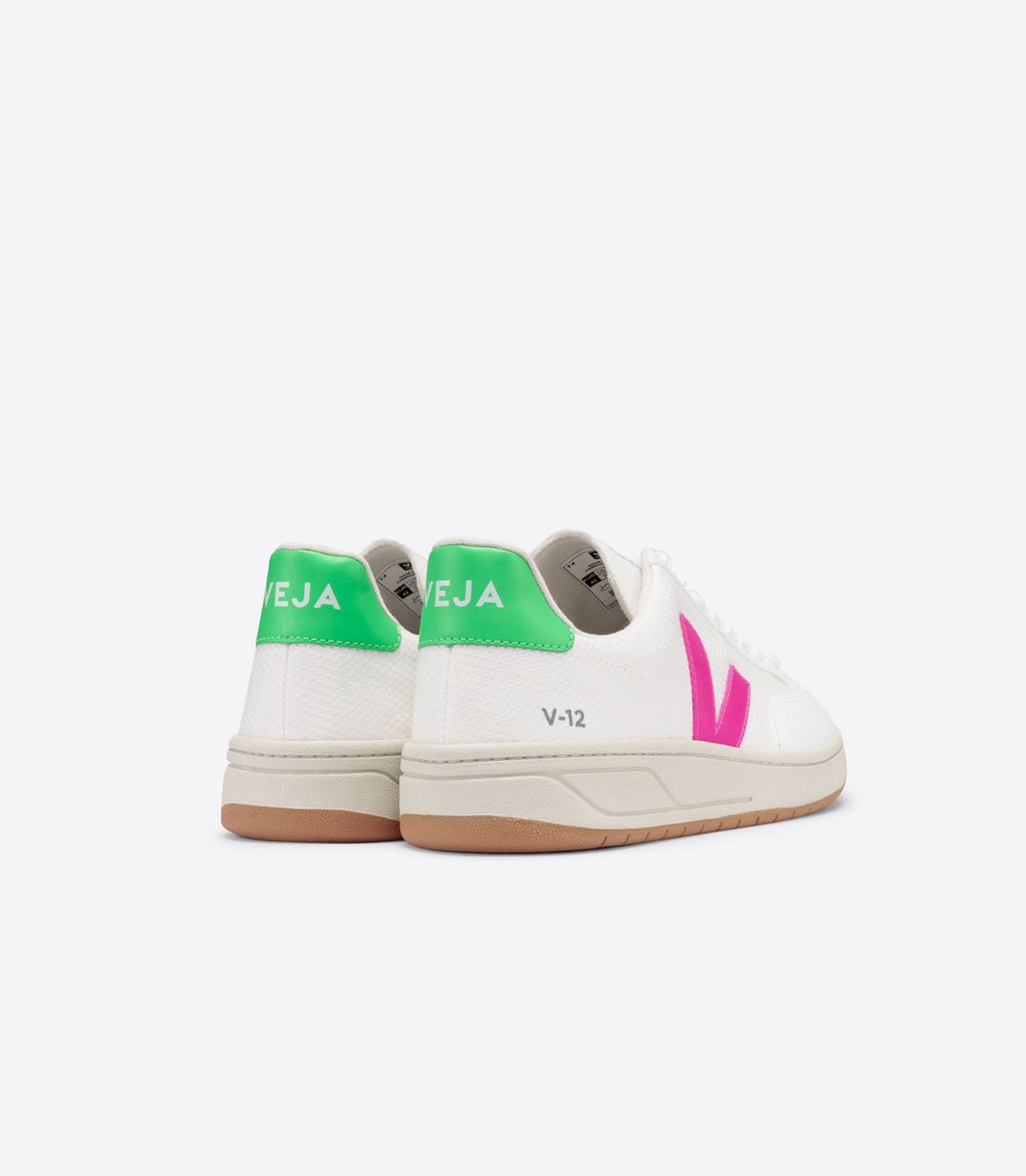 Tenis Veja Mujer - V-12 B-Mesh - Blancos - 680RLSJHD